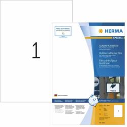 HERMA Etichete autoadezive pentru exterior Herma 9501 folie A4 210 x 297 mm albe 50 buc (9501)