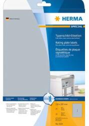 HERMA Typenschildetiketten A4 silb. 210x297 mm Folie 25 St (4224)