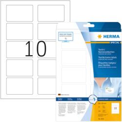 HERMA Etichete autoadezive textile pentru nume Herma 4514 A4 80 x 50 mm albe 200 buc (4514)
