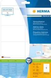 HERMA Etichete autoadezive pentru adrese Herma 5077 A4 99, 1x67, 7 mm alb 200 buc (5077)