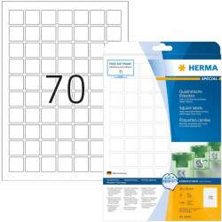 HERMA Etichete autoadezive Herma 10105 A4 alb 24x24 mm patrate detasabile 1750 buc (10105)