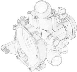 VW Termostat Sistem Racire (in Carcasa Fără Pompă) Audi A1 A3 A4 Allroad B8 A4 Allroad B9 A4 B8 A4 B9 A5 A6 C7 A6 C8 A7 A8 (06L121111N)