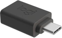Logitech Logi USB-C to A Adaptor Black, 182338, Speciális átalakító (956-000005)