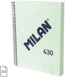 MILAN A4-es diktafon MILAN 120 oldalas spirál kemény borítóval zöld (430-as kollekció)