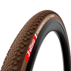Vittoria Terreno PRO T50 Mixed 700x40C Gravel Race külső, TLR, kevlár, natural brown