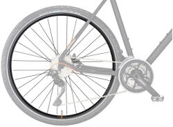 KTM Fűzött Kerék Hátsó Rear Wheel 700C/28" 19Mm 32H Fh-M6000 Cl Qr135