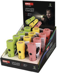 EMOS brand of Legrand EMOS P4725, Újratölthető LED-es zseblámpa, 200 lm, 12 db, display box (P4725)
