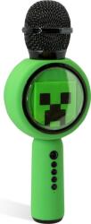 OTL TECHNOLOGIES Microfon karaoke OTL Technologies MINECRAFT CREEPER, difuzor integrat 5 W, Bluetooth 5.3, MP3 (Verde)