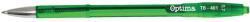 Optima Химикалка OPTIMA с бутон TB 401 0, 7 mm зелена 10994 (10994)
