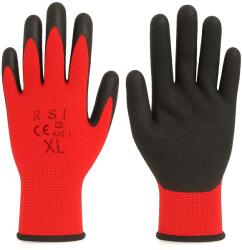 Kraft & Dele Mănuși de lucru cu strat de latex mărimea XL roșii 68192 (RSI)
