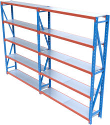 HD Regal FLEX300-Z405 Salgó polcrendszer KOMPLETT 4 m (250 x 40 cm / 5 polc) - mkaudio