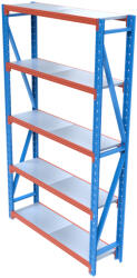 HD Regal FLEX300-Z155 Salgó polcrendszer KOMPLETT 1, 5 m (250 x 40 cm / 5 polc)