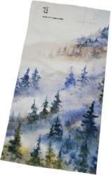 High Tail Designs Hiking Gaiter Foggy Forest Culoare: albastru deschis
