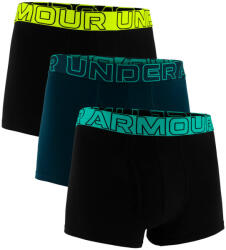 Under Armour Boxeri pentru bărbați Perf Cott Solid 3in 3pk Geode Green XXL