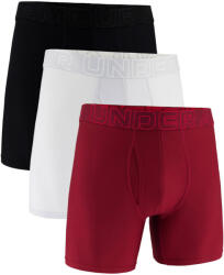 Under Armour Boxeri pentru bărbați Perf Tech Mesh -Solid 6in 3pk Claret XXL