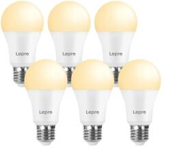 Lepro Bec LED LEPRO 100080-WW-EU-6 E27 A60 13W/100W 1521 lm 2700 K, pachet de 6 bucati (64078)