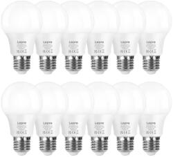Lepro Bec LED LEPRO 100089-WW-EU-12, E27, A60, 8, 5 W (60 W), 806 lm, 2700 K (alb cald), 180°, pachet de 12 bucati (64083)