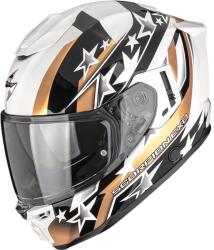 Scorpion Cască integrală pentru motocicletă Scorpion EXO-1500 Air Etoile alb-negru-auriu (SCRP115-551-400)