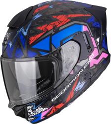 Scorpion Cască integrală pentru motocicletă Scorpion EXO-530 Air Meteor, negru mat-roz (SCRP173-557-179)