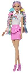 Mattel Barbie păpușă păr curcubeu cu stil sclipitor (25JJP07) Papusa Barbie