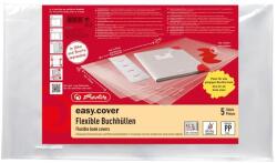 Herlitz easy cover Öntapadós Könyvborító Fólia Átlátszó Iskolai Könyvekhez 5 db