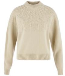 Fjällräven Övik Solid Jacquard Knit Women Pulover Light Beige XS