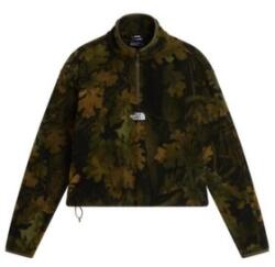 The North Face NOVELTY LOGO GLACIER 1/4 ZIP - PRINT WOMEN Jachetă T2Z WOODLAND GREEN YOSEMITE OAK PRINT S