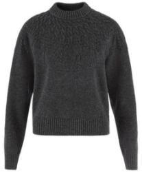 Fjällräven Övik Solid Jacquard Knit Women Pulover Dark Grey 030 S