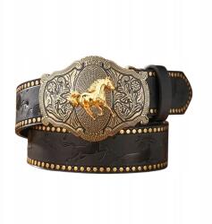  Cowboy western öv öv Arany Ló Szegecsek retro vintage y2k 90s 120 cm (855452006199)