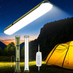 Malatec Felfújható LED kempinglámpa túrázáshoz és kempingezéshez, USB, 90x12cm 500lm fényerő IP66