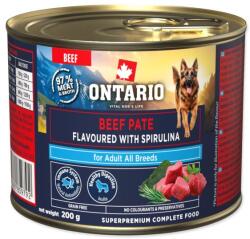 ONTARIO Adult marhahús pástétom spirulina ízesítéssel 200g (214-859792)