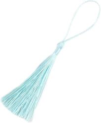  Rojtos Selyem medál 8 cm. Diy. Menta szín. 20 db (a24010900ux1015)