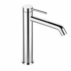 INVENA Kalitea egykaros mosdó csaptelep fix kifolyóval, króm BU-72-W01-V (BU-72-W01-V)