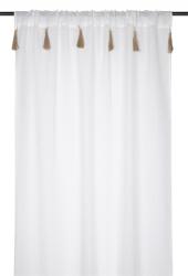 STOF Függöny boho Ibiza 140x260 off white szalagos alagút a nappaliba (R6B220001VL)