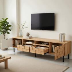 Hommoo Tv szekrény 200x35x44, 5 cm natural mdf (103)