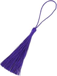  Rojtos Selyem medál 8 cm. Diy. Lila szín. 20 db (a24010900ux1013)