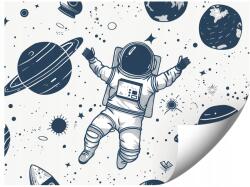 GIGAPRINT Fotótapéta Űrhajóssal És Bolygókkal A Nappali Hálószobájába 150x105 (Z_astronauta_i_planetami)