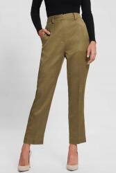 Guess Elegáns Szivarnadrág Khaki Cipzárral Xs G_a