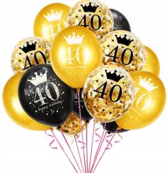 Hopki Lufik Színes Lufi 40. Happy Birthday Partira 15 Db