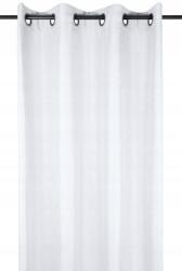 STOF Bea készfüggöny átvezetőkkel 140x260 cm fehér színű Glam Boho karika (R68538022)