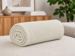 Patura fleece MELVIRA DUO, crem deschisă Dimensiune: 180 x 200 cm Patura