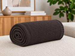  Patura din fleece FLEORA, ciocolata Dimensiune: 180 x 200 cm Patura
