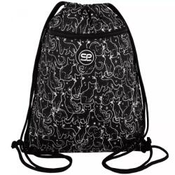 COOLPACK Iskolatáska Hátizsák Zsinóros Tornacipő Fekete Macskák (F070894)
