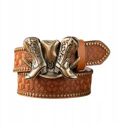 Öv öv cowboy barna Texas patkó cipő Strassz Szegecsek retro szegecsek 120cm (056266212596)