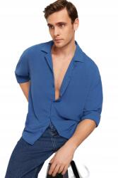 Trendyol Man Férfi Ing Casual Kék Gallérral M 5DA (TMNSS23GO00053)