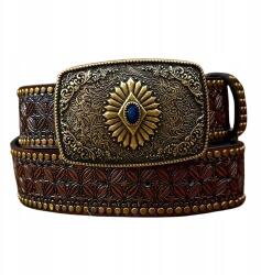  Öv öv cowboy western Vintage Csat Strassz Szegecsek Texas Kő 105 cm (9501101520080)