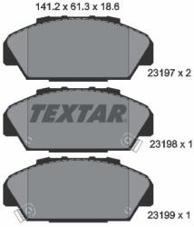 TEXTAR Fékbetét készlet TEXTAR 2319701 for HONDA (2319701)