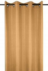 STOF Kész függöny Bea karikákkal 140x280 camel pöttyök Glamour Boho egyszínű (R98538013)