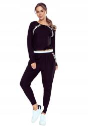 Eldar Fara elasztikus anyagból készült hosszú leggings, fekete, XL (3551-6)