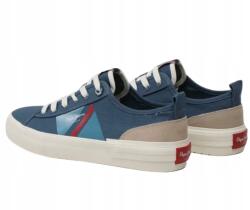 Pepe Jeans Allen Falg Tornacipő Kék Alacsony Bőr 45 Awf